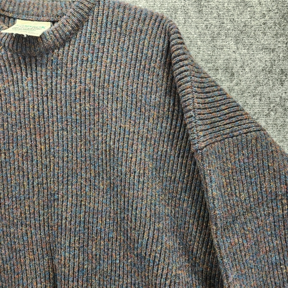 Lewis Creek Men's Shetland Wool Knit Pullover Sweater XXL Made Isles Scotland - Picture 7 of 10